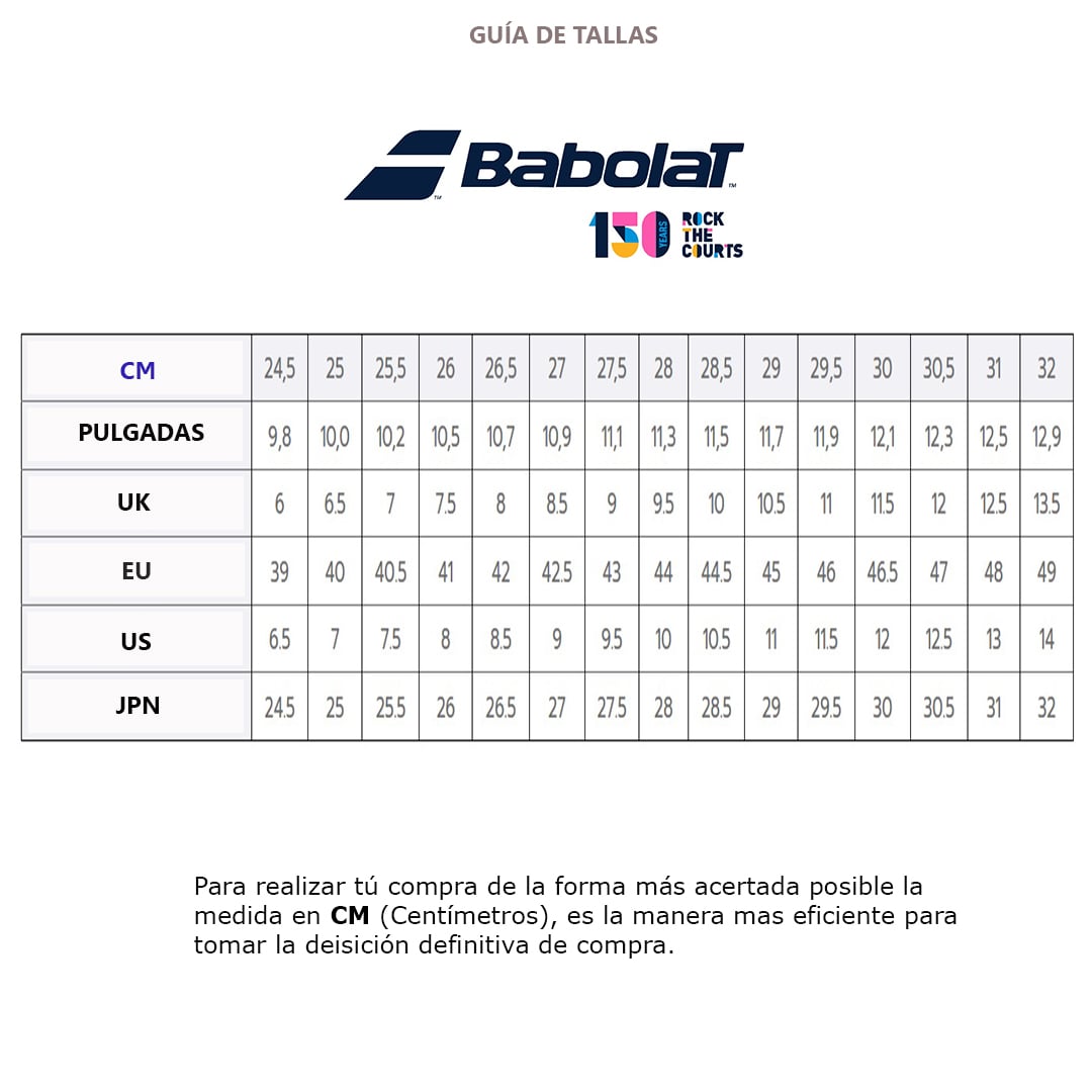 ZAPATILLA PADEL BABOLAT JET PREMURA 2 NEGRA HOMBRE TALLA US - 2