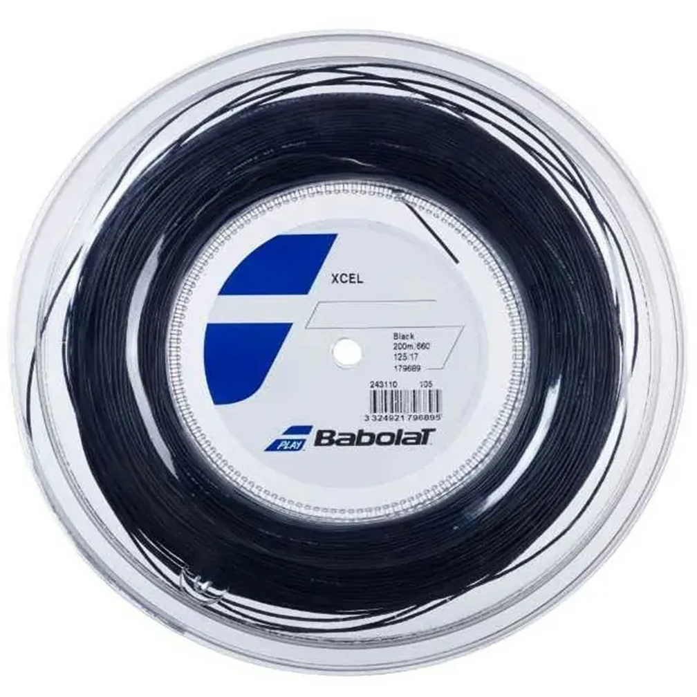 CUERDA TENIS BABOLAT XCEL 1.30 X 200 MTS (NEGRO) - 1