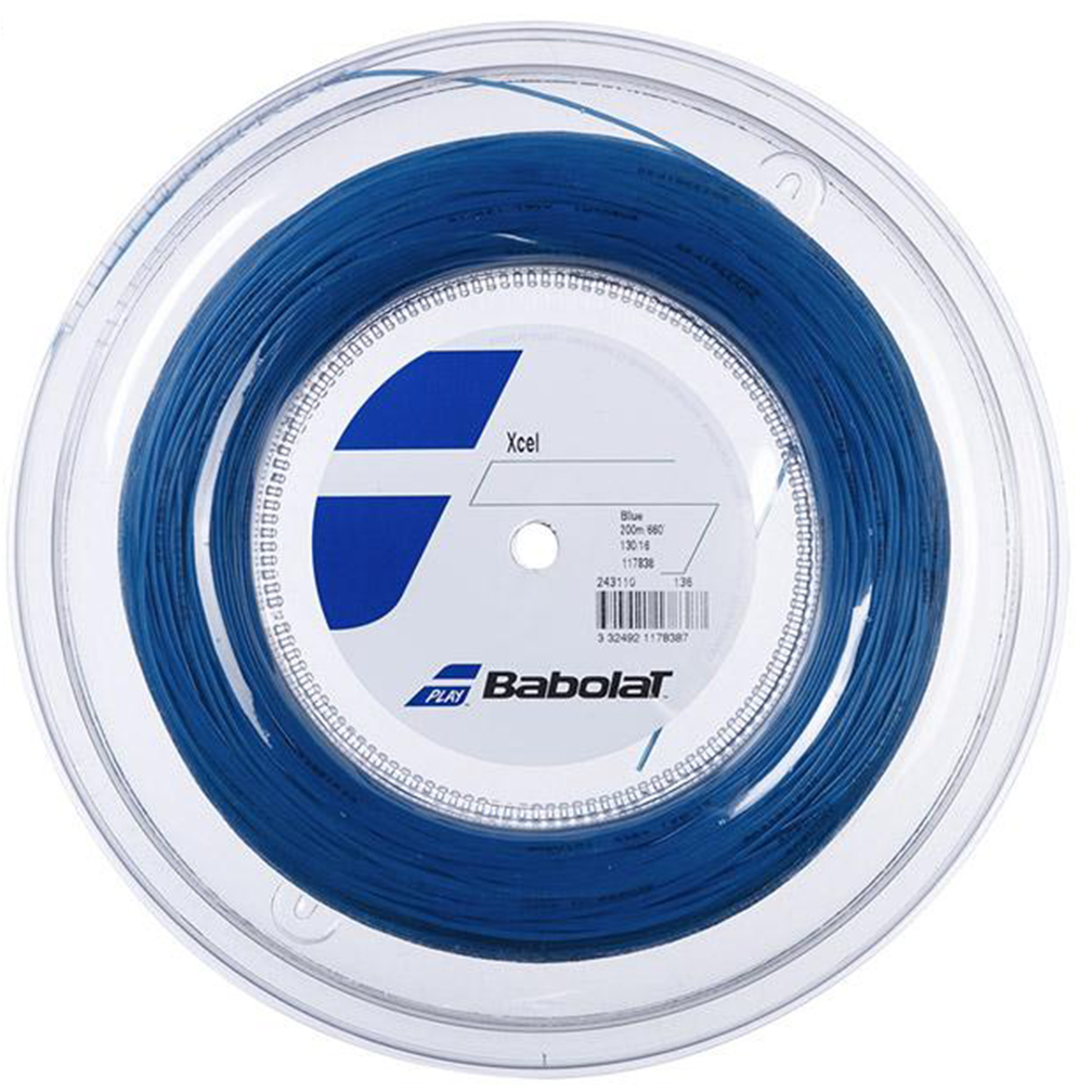 CUERDA TENIS BABOLAT XCEL 1.30 X 200 MTS (AZUL) - 1