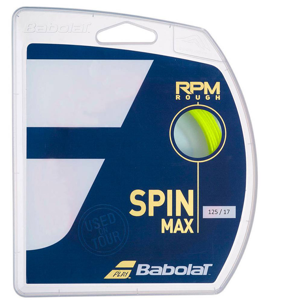 CUERDA TENIS BABOLAT RPM ROUGH 12 MTS - 1.30 (AMARILLO) - 1