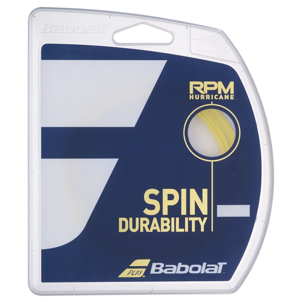 CUERDA TENIS BABOLAT RPM HURRICANE 12 MTS - 1.25 (AMARILLA) - 1