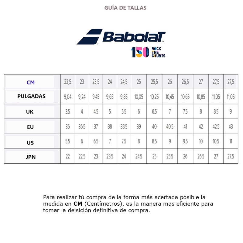 ZAPATILLA TENIS S.F.X EVO CLAY MUJER  BABOLAT - TALLA US - 2