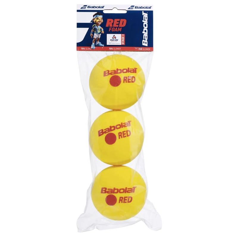 TOP SALE 2 ESTUCHES PELOTAS TENIS BABOLAT RED FOAM - 3 UNIDADES POR ESTUCHE - 2