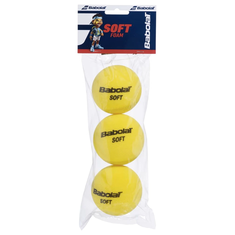 TOP SALE 2 ESTUCHES PELOTAS TENIS BABOLAT SOFT FOAM - 3 UNIDADES POR ESTUCHE - 2