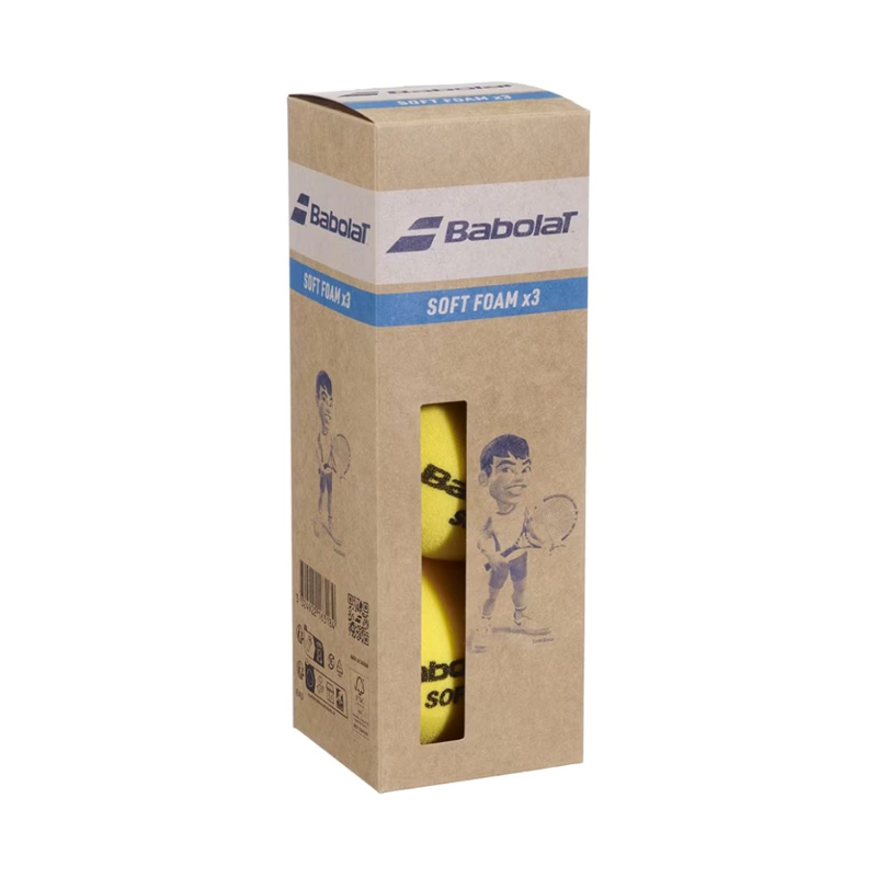 ESPECIAL 10 CAJAS PELOTAS TENIS BABOLAT SOFT FOAM - 3 UNIDADES POR CAJA - 2