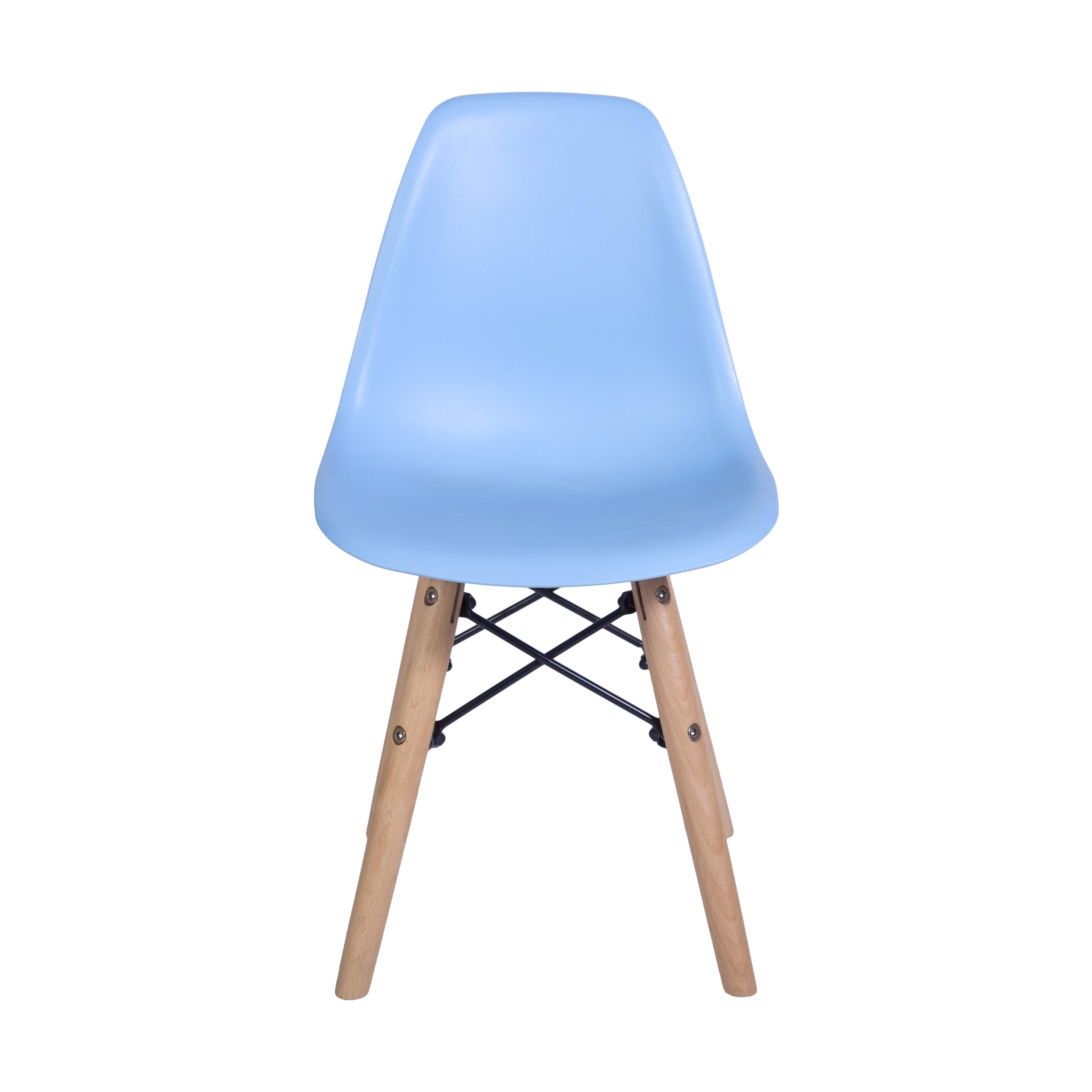 SILLAS WHITE MARKET EAMES ACERO CELESTE PACK X 2 NIÑO - 3
