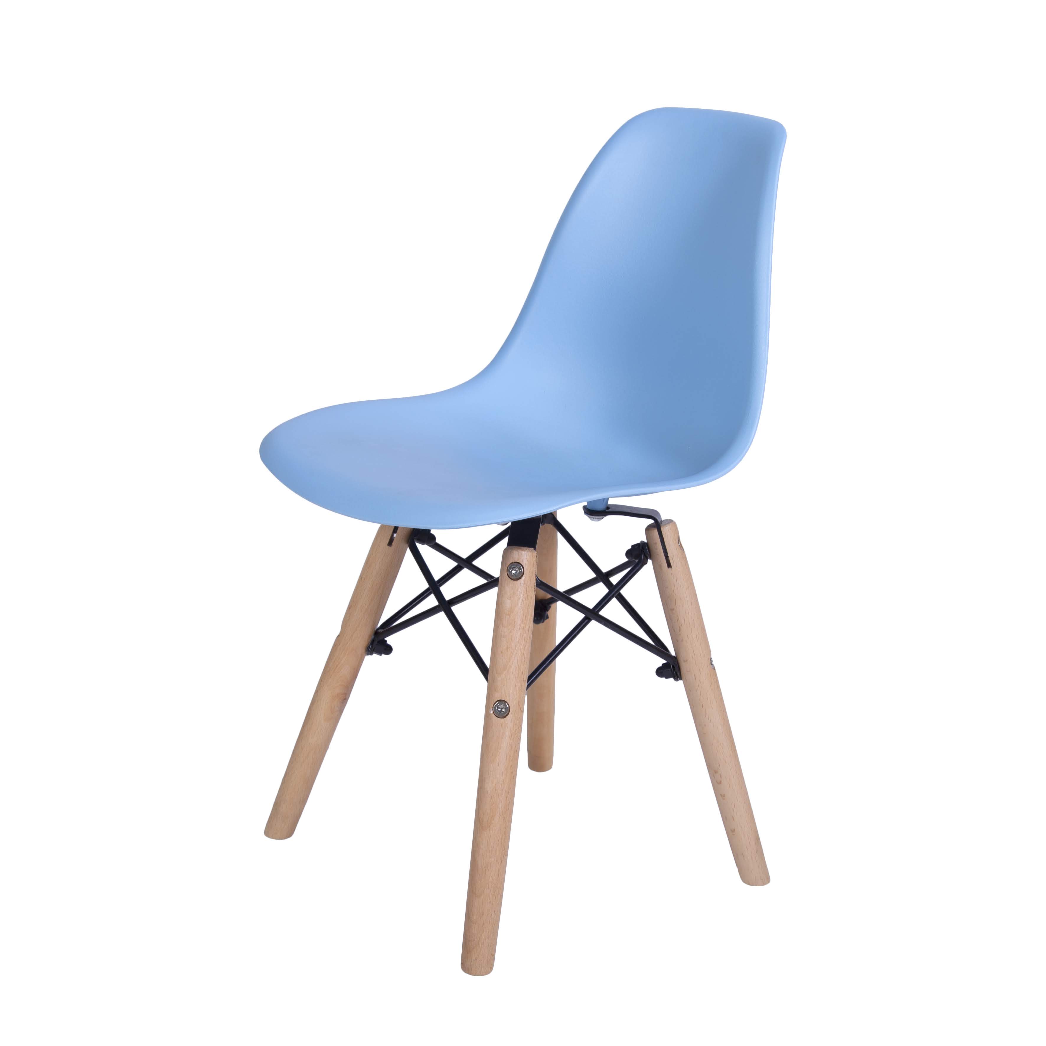 SILLAS WHITE MARKET EAMES ACERO CELESTE PACK X 2 NIÑO - 4