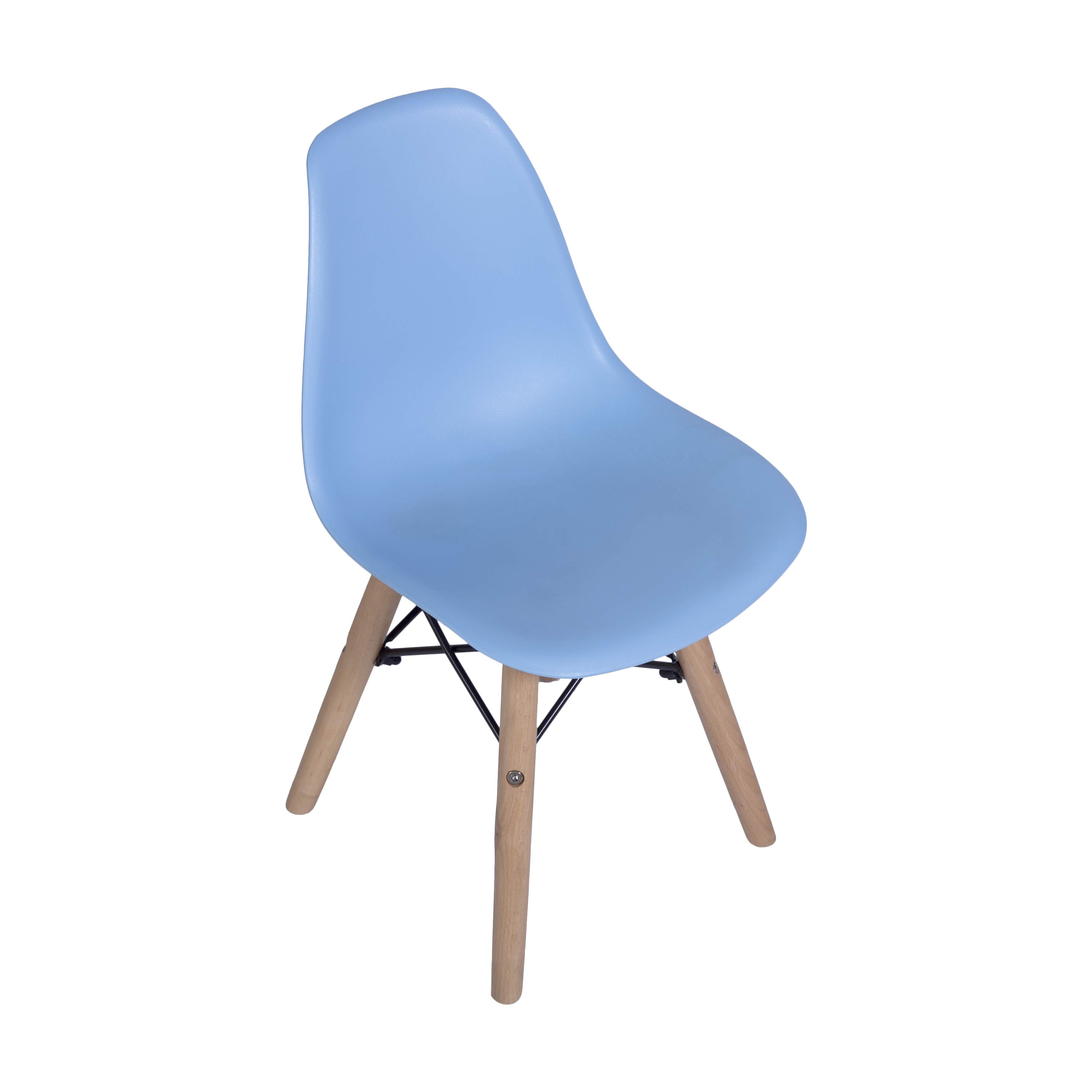 SILLAS WHITE MARKET EAMES ACERO CELESTE PACK X 2 NIÑO - 6