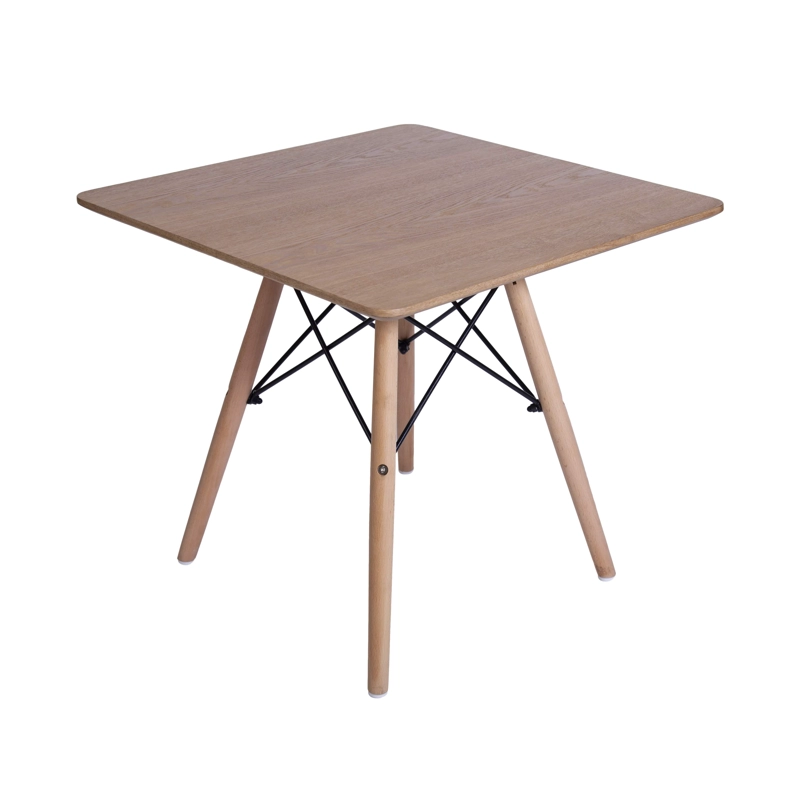 MESA LATERAL WHITE MARKET HYL-T01R EAMES CUADRADA CAFÉ - 1