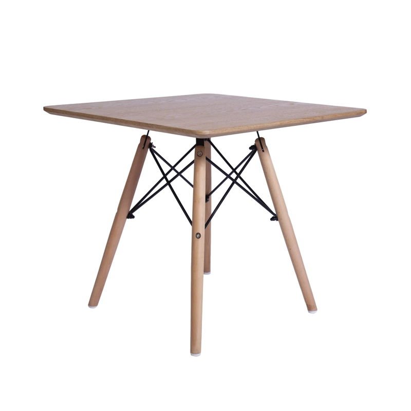 MESA LATERAL WHITE MARKET HYL-T01R EAMES CUADRADA CAFÉ - 3