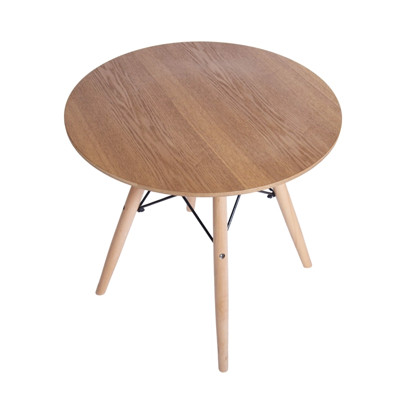 MESA LATERAL EAMES REDONDA CAFÉ - 3