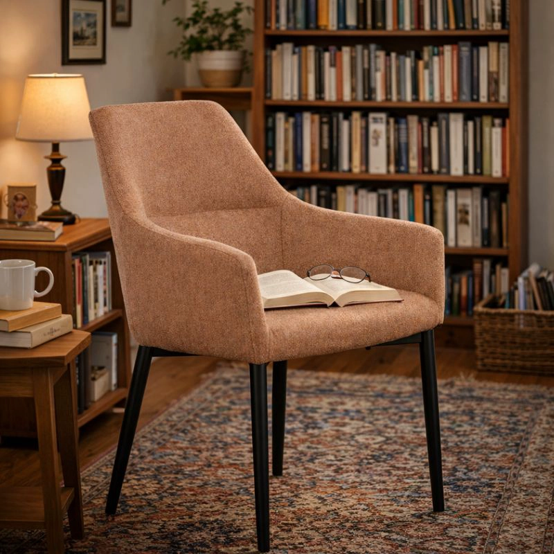 SILLA COMEDOR BASTOÑA 1 CUERPO CAFÉ 88X60X52 - 2