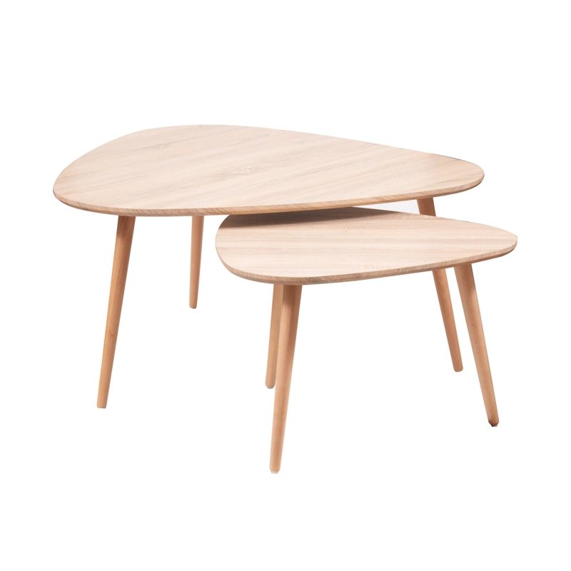 SET MESA WHITE MARKET CENTRO EAMES MADERA - 1