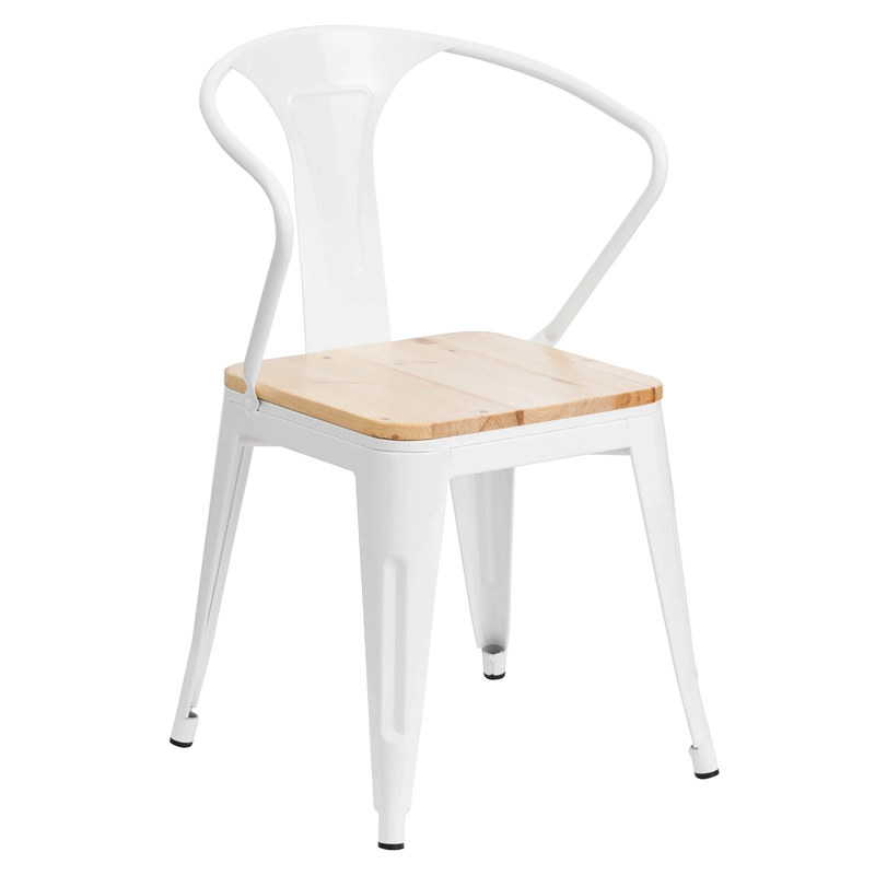 PACK WHITE MARKET TOLIX BLANCA ACERO BLANCO X 4 SILLAS - 4
