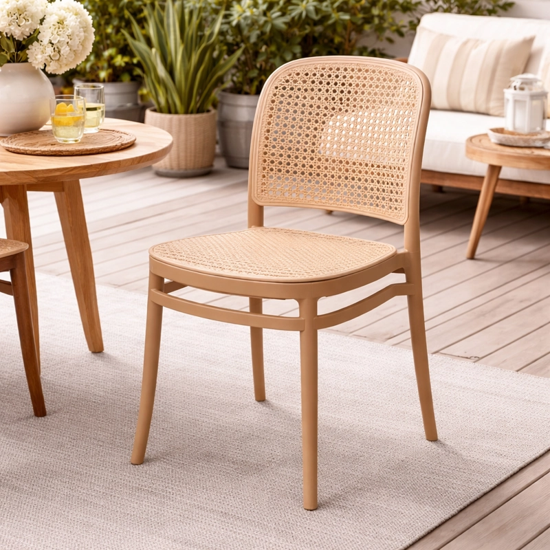 PACK X 4 SILLA DE TERRAZA SUNSET CAFE WHITE MARKET - 2