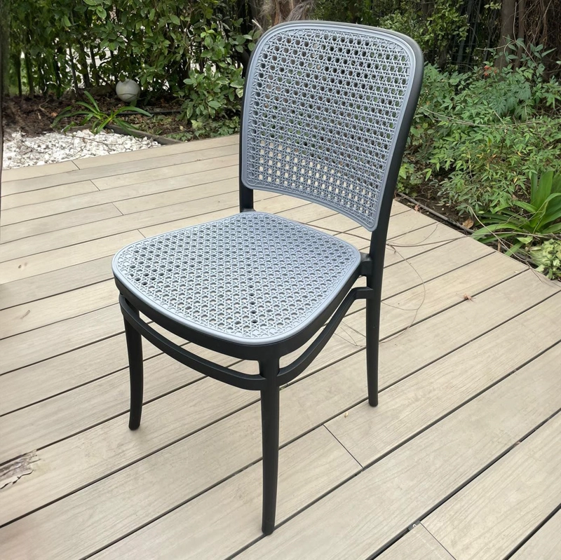 PACK WHITE MARKET GRIS X 4 SILLA TERRAZA SUNSET - 2