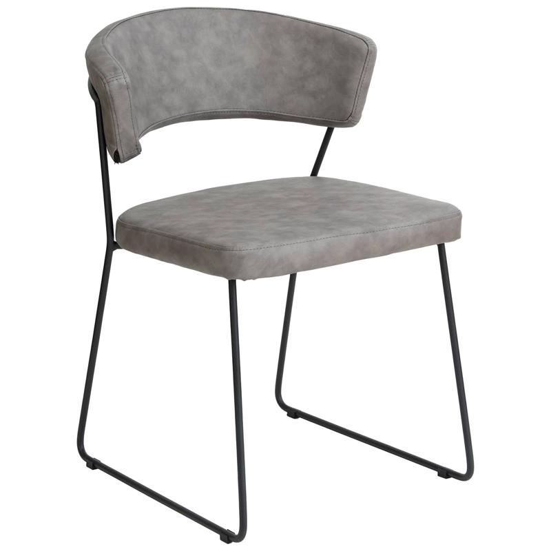 PACK WHITE MARKET ACERO GRIS X 2 SILLA ANNE CLAIRE - 8