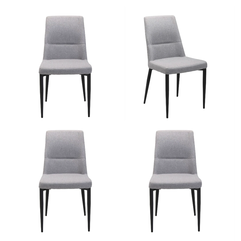 PACK WHITE MARKET ACERO GRIS X 4 SILLA DURBUY - 1
