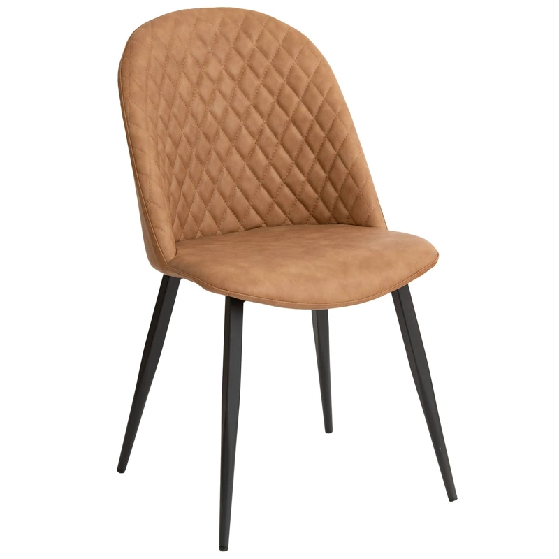 PACK WHITE MARKET ACERO CAFE CLARO X 2 SILLA SAN NICOLAS - 8