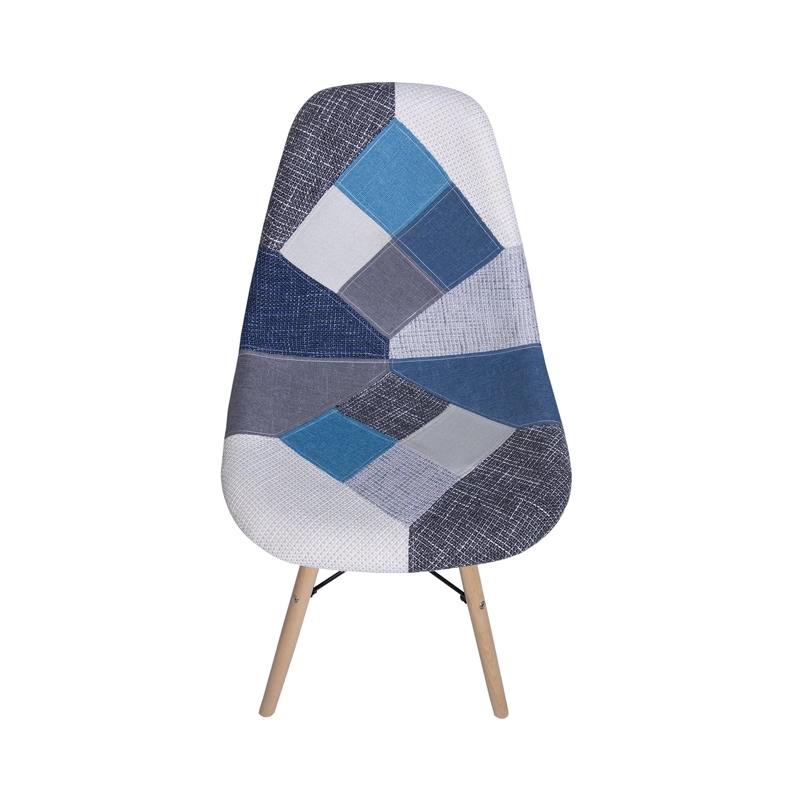 PACK WHITE MARKET PATCHWORK MODELO 1 AZUL X 4 SILLA EAMES PATHWORK - 6