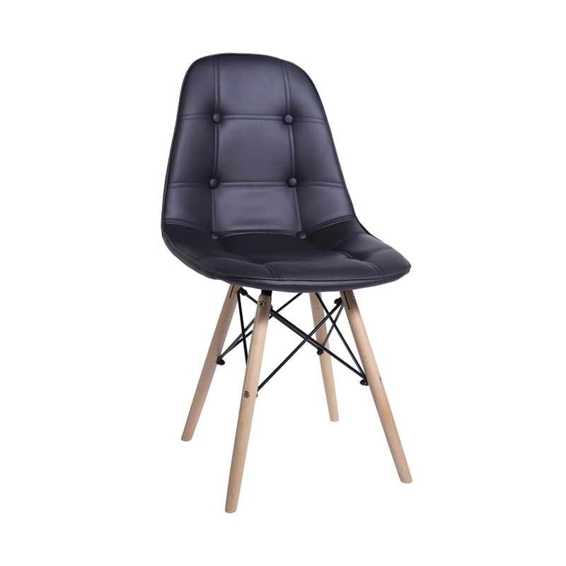 PACK WHITE MARKET NEGRO X 4 SILLA EAMES NEGRA - 4
