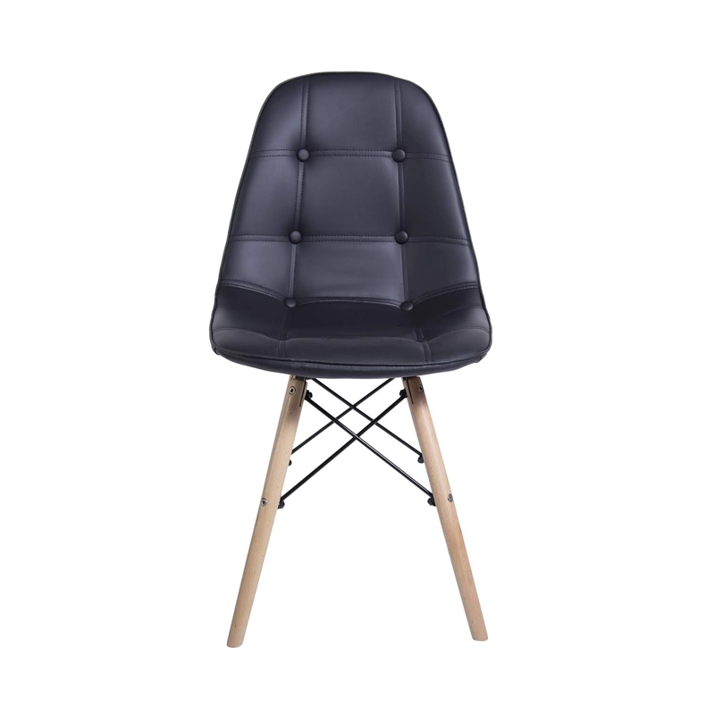 PACK WHITE MARKET NEGRO X 4 SILLA EAMES NEGRA - 5