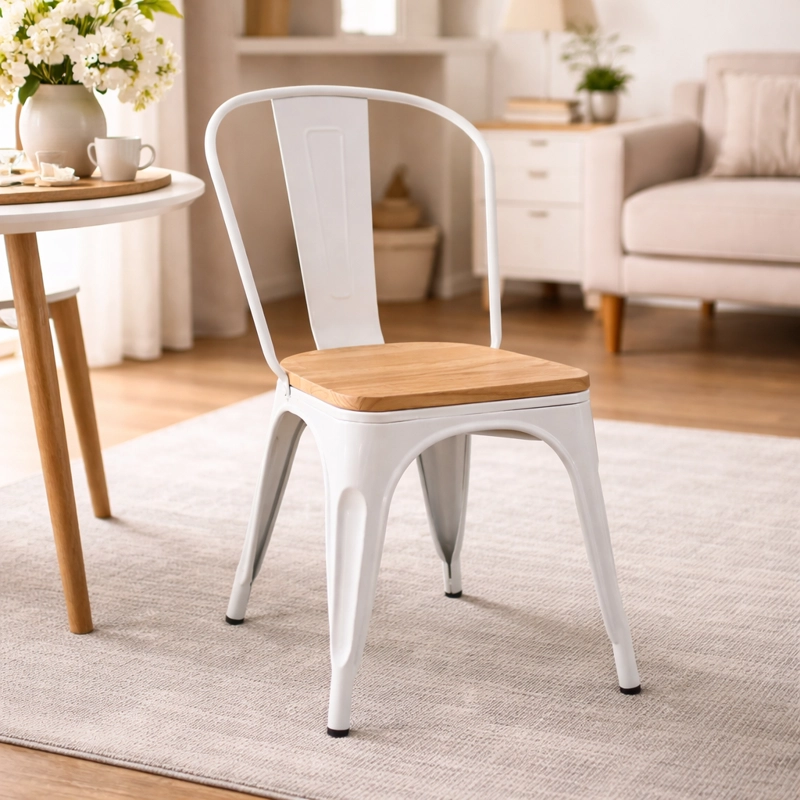 PACK X 4 SILLA TOLIX BLANCA - 2