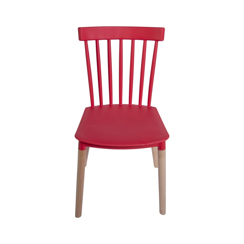 PACK WHITE MARKET ROJO X 4 SILLA WINDSOR ROJA - 5