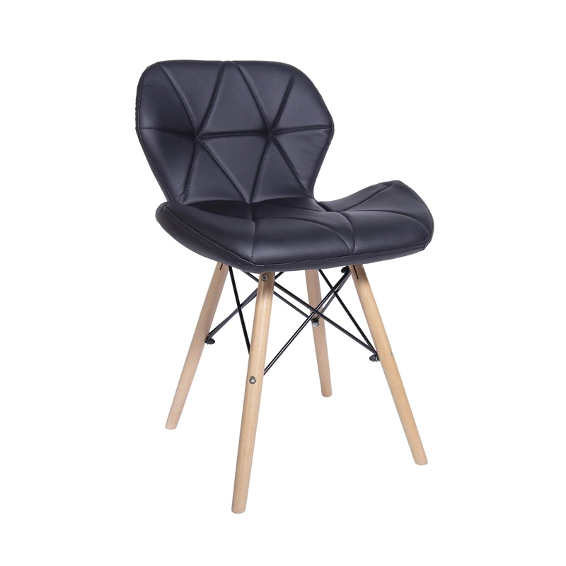 PACK WHITE MARKET NEGRO X 4 SILLA EAMES AVIADOR NEGRA - 3