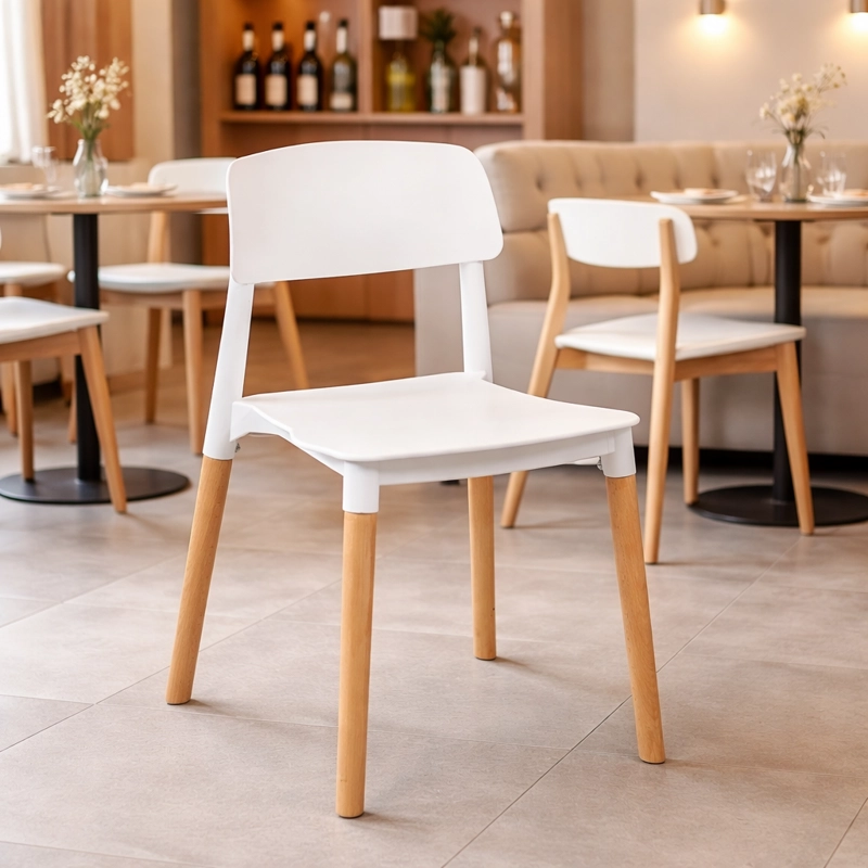 PACK WHITE MARKET BLANCO X 4 SILLA ARYA BLANCA - 2