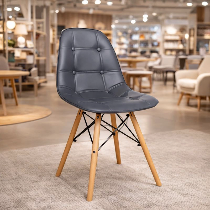 PACK X 4 SILLA EAMES ACOLCHADA GRIS - 2