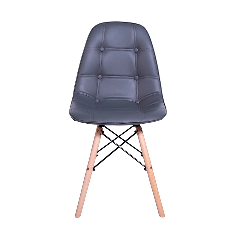 PACK X 4 SILLA EAMES ACOLCHADA GRIS - 4