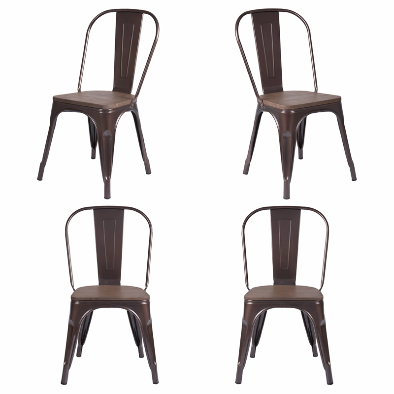 PACK X 4 SILLA TOLIX COBRE - 1