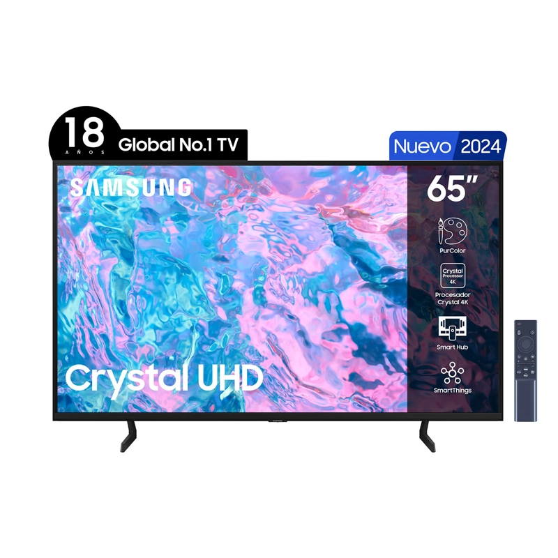 SMART TV SAMSUNG 65' 4K UHD CU7090 SERIES - 2