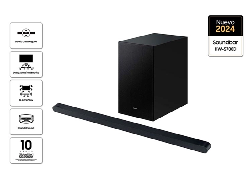 SOUNDBAR BLUETOOTH SAMSUNG HW-Q700D 3.1.2 CH - 2