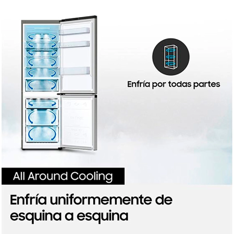 REFRIGERADOR SAMSUNG BOTTOM FREEZER NO FROST 311L - 5