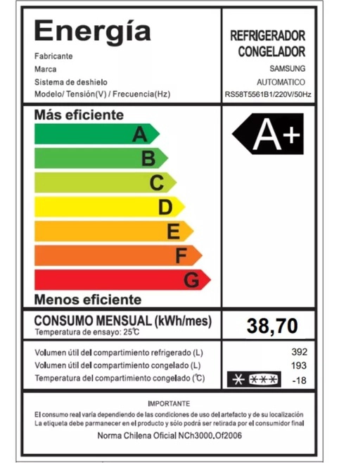 REFRIGERADOR SAMSUNG SIDE BY SIDE DE 602 LTS SPACE MAX RS60T5200B1-ZS - 10