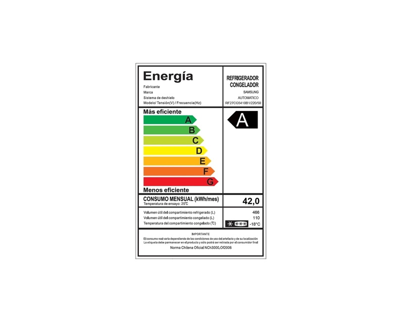 REFRIGERADOR SAMSUNG NO FROST FRENCH DOOR DE 576 LTS - 8