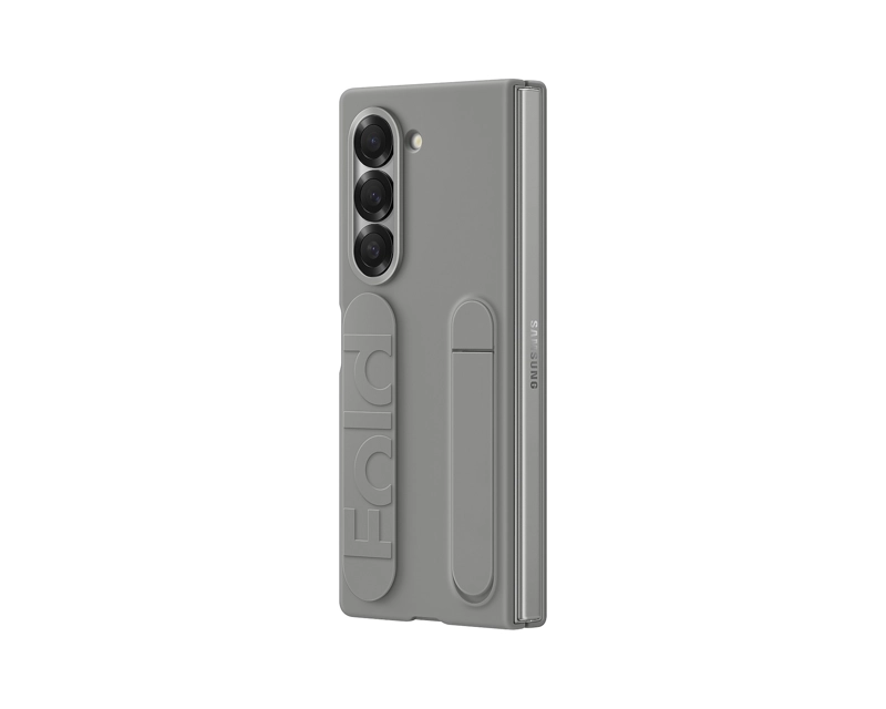 FUNDA DE SILICONA PARA GALAXY S21 FE GRIS - CAJA RECICLADA - 4