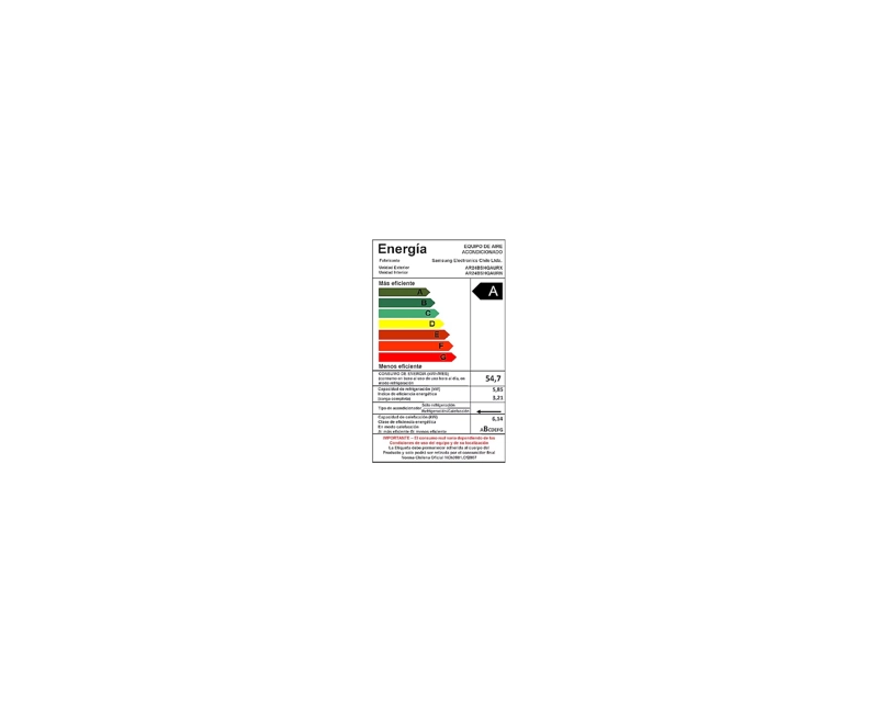 AIRE ACONDICIONADO SAMSUNG SPLIT INVERTER F/C 24000 BTU - 6