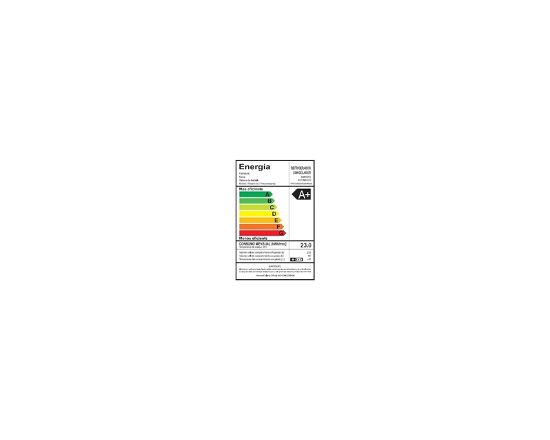 REFRIGERADOR TOP MOUNT FREEZER 298 L CON SPACE MAX - 8