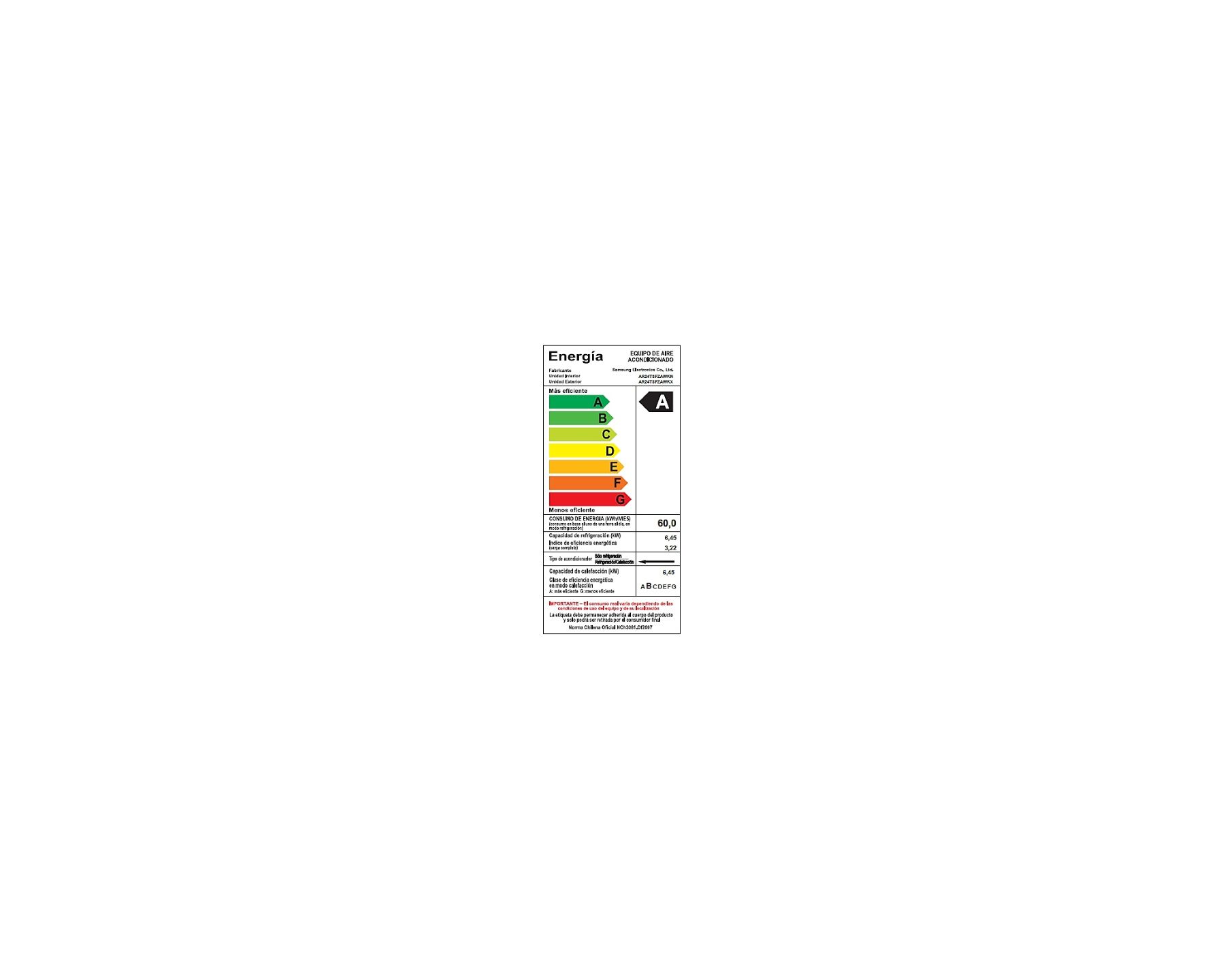 AIRE ACONDICIONADO SAMSUNG SPLIT INVERTER 24,000 BTU - 10