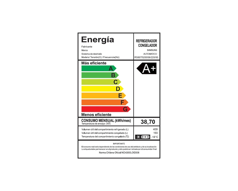 REFRIGERADOR SAMSUNG SIDE BY SIDE DE 602 L SPACE MAX - 11