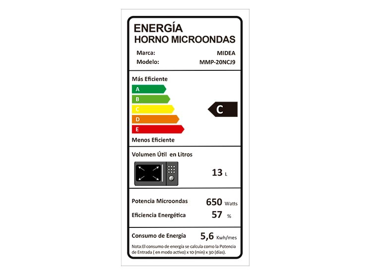 MICROONDAS MECANICO MIDEA 20 LITROS - 9