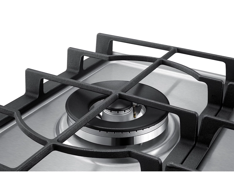 ENCIMERA A GAS SAMSUNG 5 QUEMADORES SILVER - 6