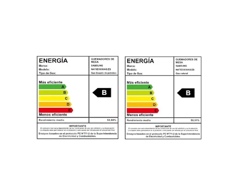 ENCIMERA A GAS SAMSUNG 5 QUEMADORES SILVER - 7