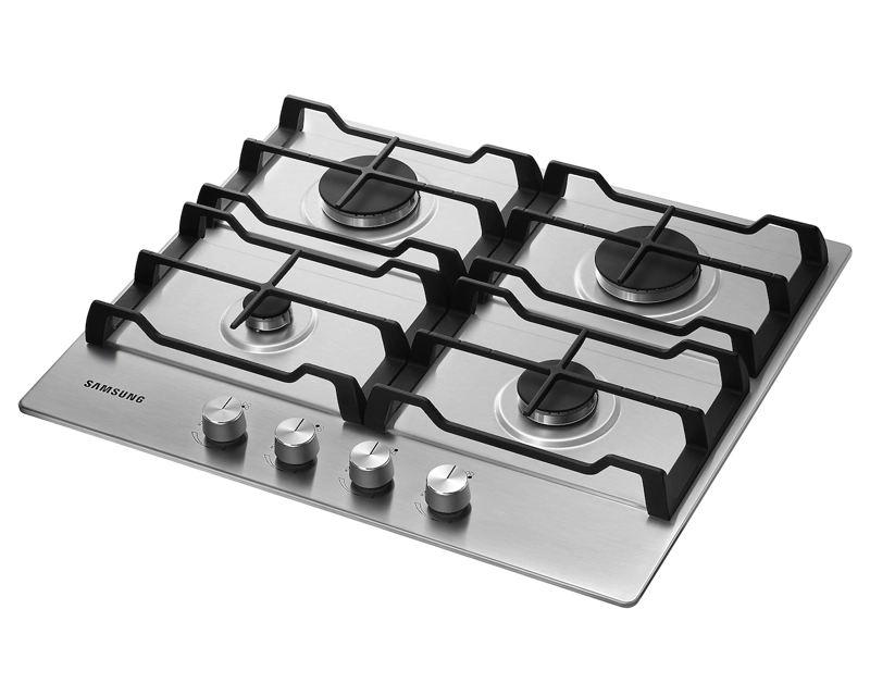 ENCIMERA A GAS SAMSUNG 4 QUEMADORES SILVER - 2