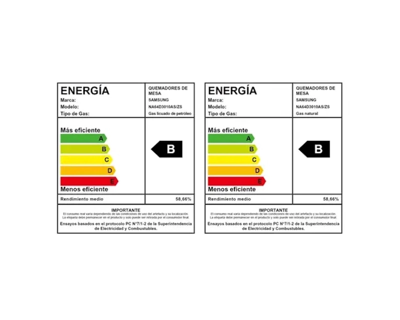 ENCIMERA A GAS SAMSUNG 4 QUEMADORES SILVER - 6