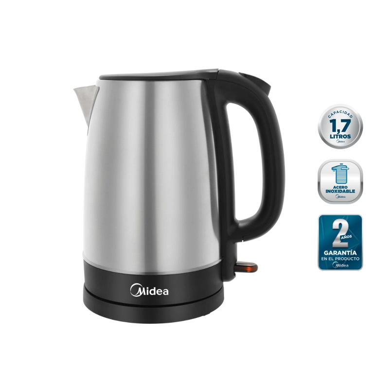 HERVIDOR MECANICO INOX MIDEA DE 1,7L - 2