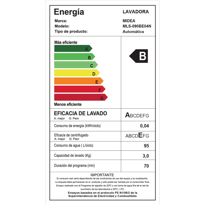 LAVADORA CARGA SUPERIOR AUTOMATICA BLANCA 9KG ULTRA CUBE 3G - CAJA RECICLADA - 6